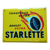 Plaque publicitaire émaillée