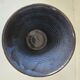 Blue glazed ceramic ice bucket for champagne and wine