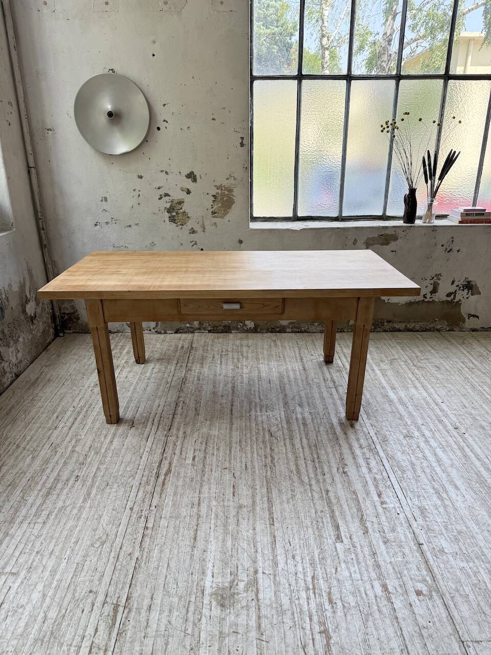 Ancienne table de ferme en chêne