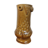 Vase zoomorphe 'chouette' en céramique