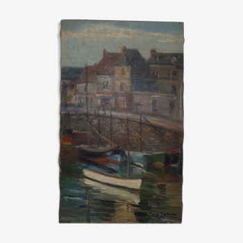 Tableau à l'huile Marine