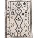 Tapis berbere beni ouarain moderne en laine