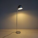 Mid-century modern floor lamp in chrome, model G-075 by Bergboms, Sweden, 1960s.