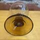 Set of 6 luminarc stemmed glasses transparent & amber vintage #e00