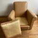 Fauteuil club cuir vintage