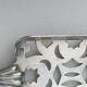 Absinthe spoon and tongs in silver-plated metal with hallmark