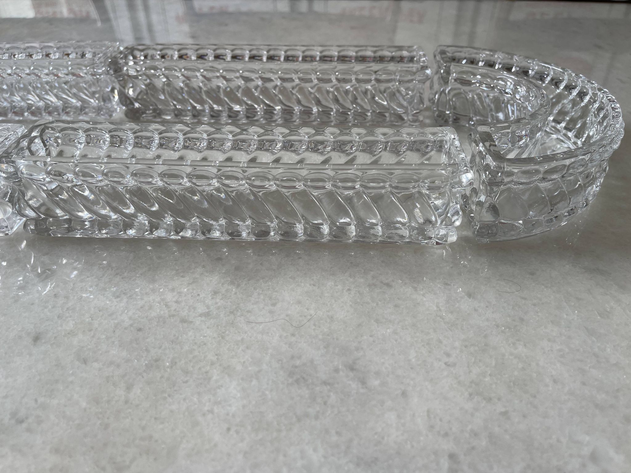 Baccarat runner or centerpiece.
