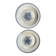 2 ceramic plates from the 19th century
