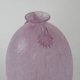 Glass vase, Murano glass, Italian design, 1970s, made in Italy