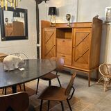 Vintage 1950 oak storage unit / secretary