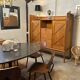 Vintage 1950 oak storage unit / secretary