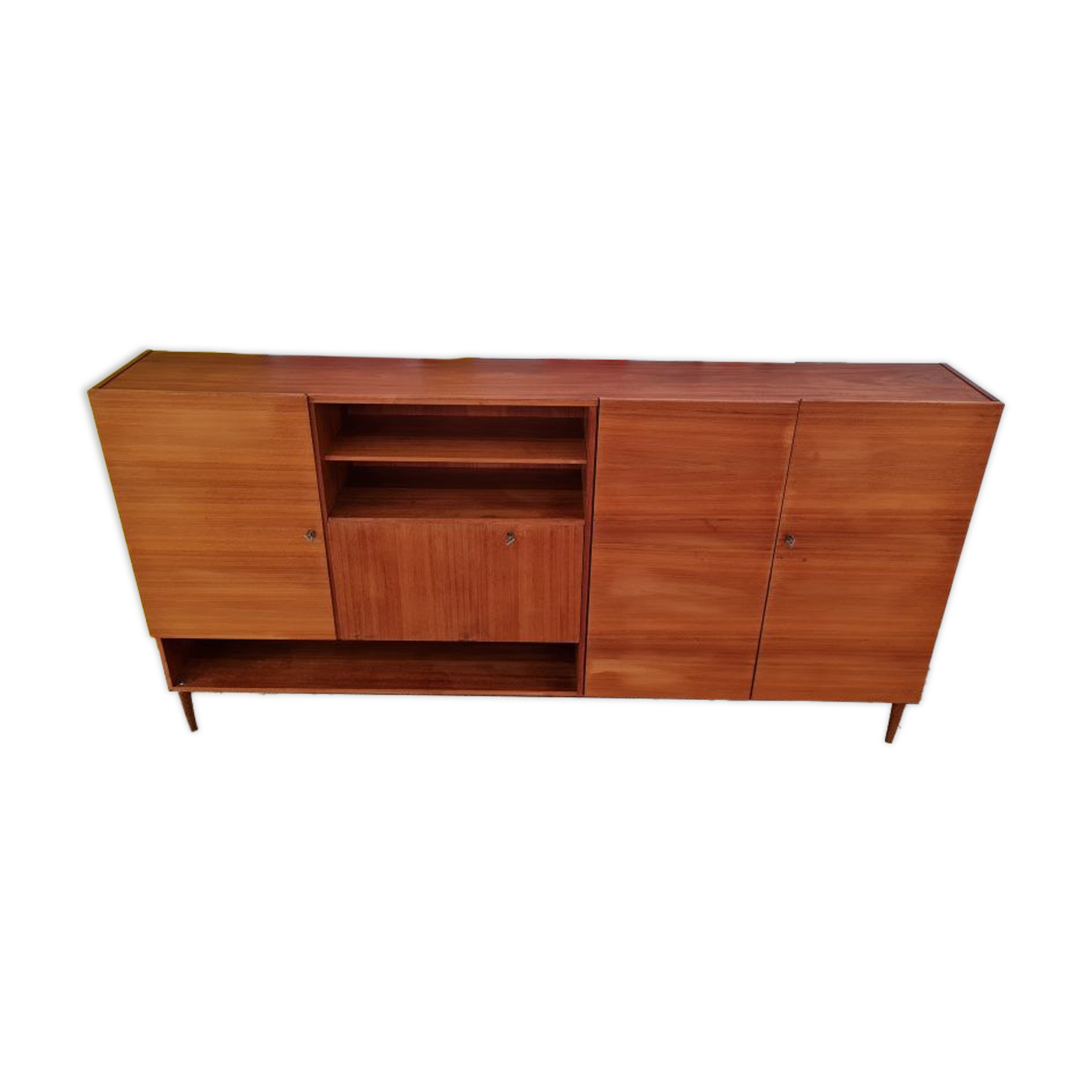 Vintage Scandinavian Enfilade – 249 cm