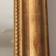 Gilded Louis Philippe mirror old with gold leaf, 126x90 cm