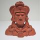 Sculptural Native American face candle holder signed Mario Frascaroli