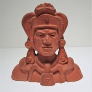 Bougeoir sculptural visage Amérindien signé Mario Frascaroli