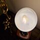 Murano glass, vintage 70s table lamp