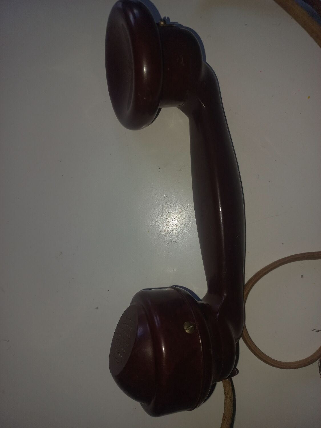Old hand-cranked telephone