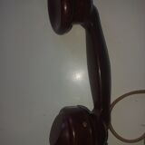 Old hand-cranked telephone