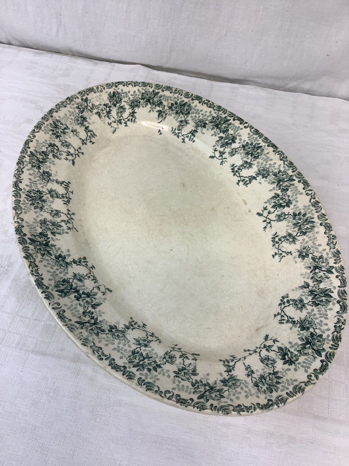 Old dish Terre de fer made in france Choisy le Roi