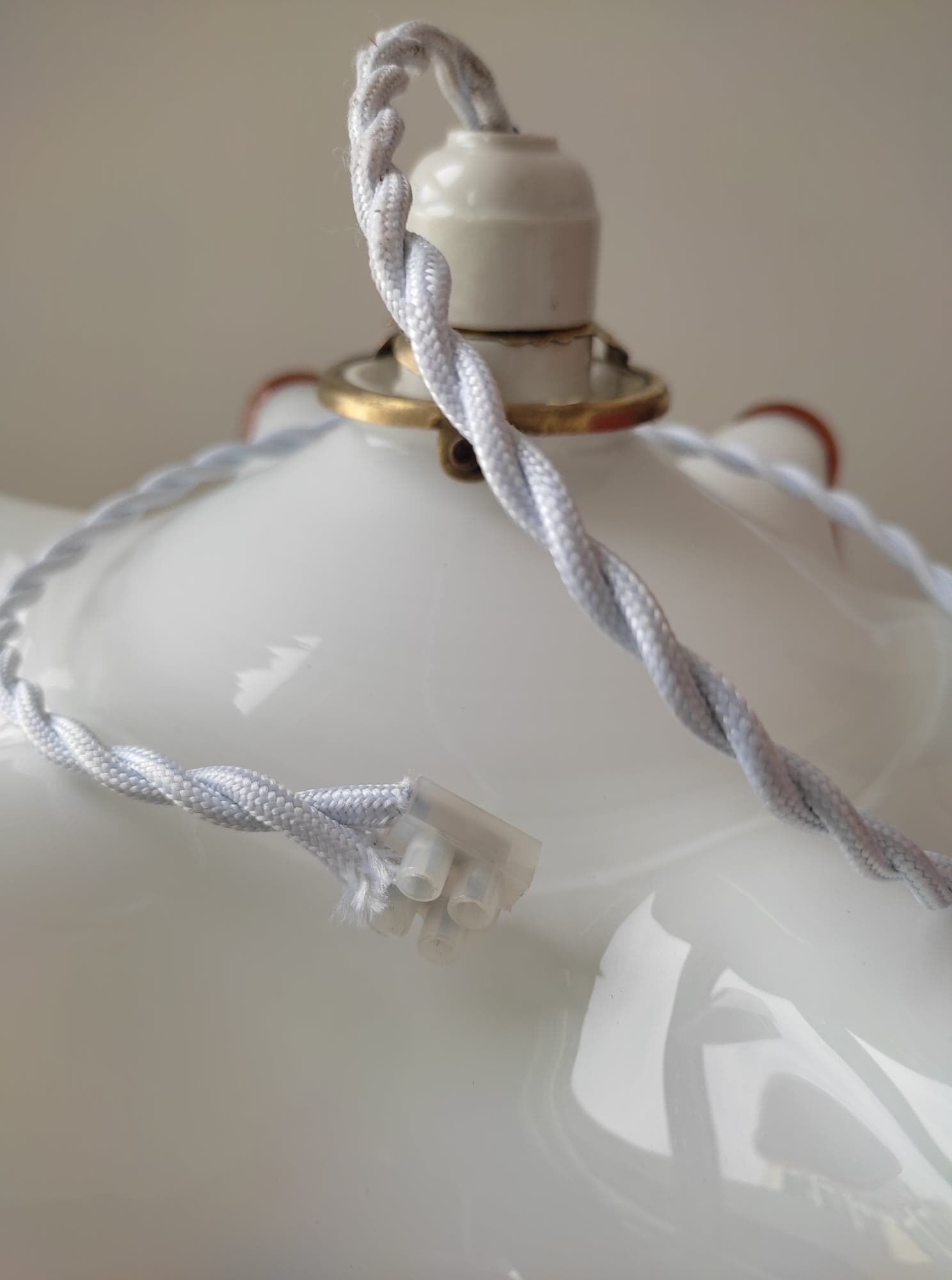 Murano glass pendant lamp style "fazzotello" 70s