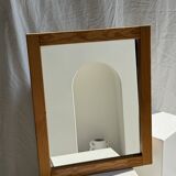Small rectangular pine mirror 55x45