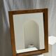 Small rectangular pine mirror 55x45