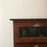 Semainier with glazed drawers