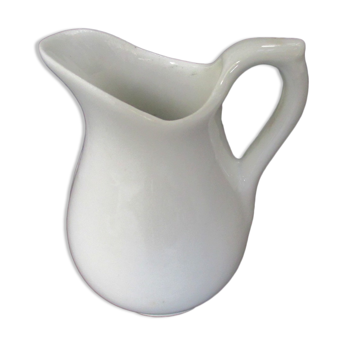 White porcelain cream pot