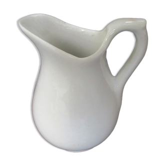 Pot à crème en porcelaine blanche