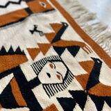 Vintage Peruvian wool rug
