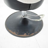 Midcentury adjustable hairdresser swivel armchair, 1970
