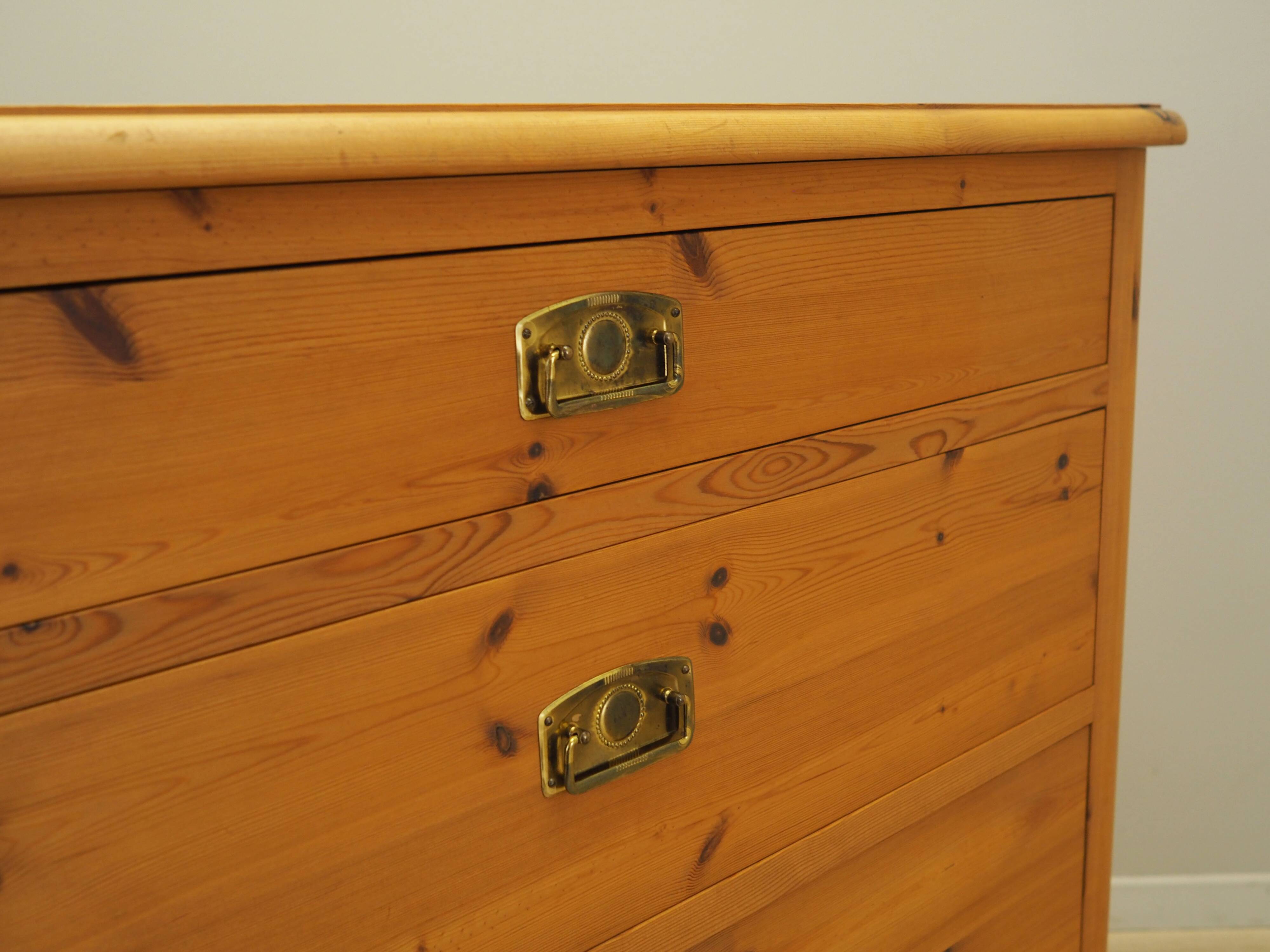 Pine chest of drawers, Danish design, 00s, production: Denmark