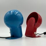 Harveiluce Panda 70s lamps - Ambrogio Pozzi design - 70s space age design table lamps