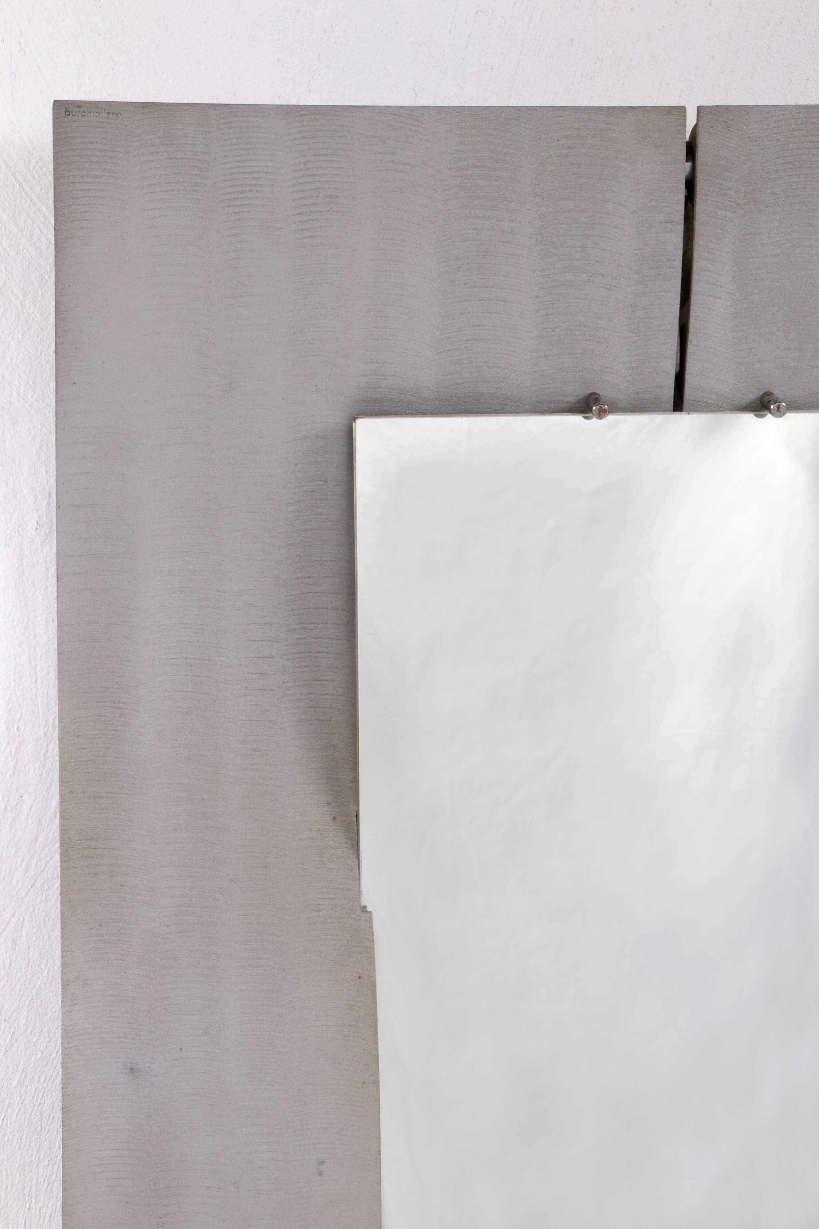 Wall mirror design by Lorenzo Burchiellaro 1970, Italy