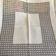 Embroidered white linen tablecloth, square