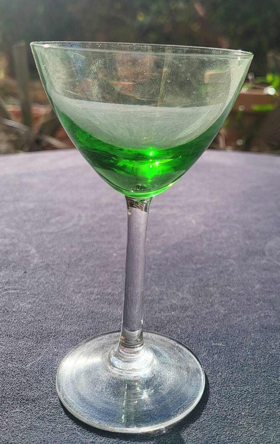 8 crystal aperitif glasses