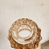 Suspension globe in iridescent glass