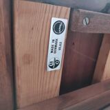 Teak liftable coffee table, Denmark - 1960