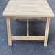 Table à manger scandinave rénovée en chêne 145-200cm