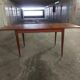 Scandinavian teak table with built-in extension