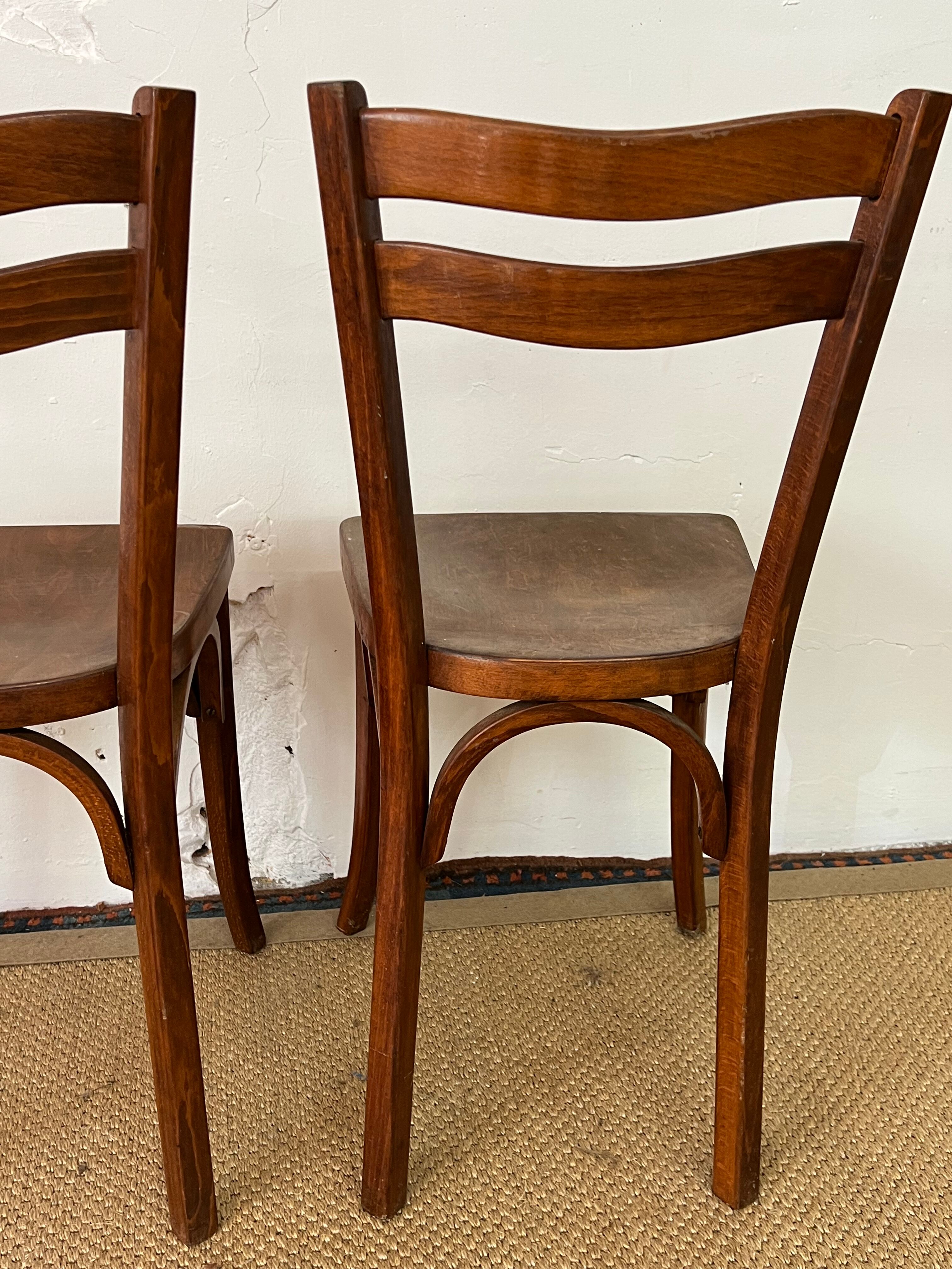 Pair of bistro chairs