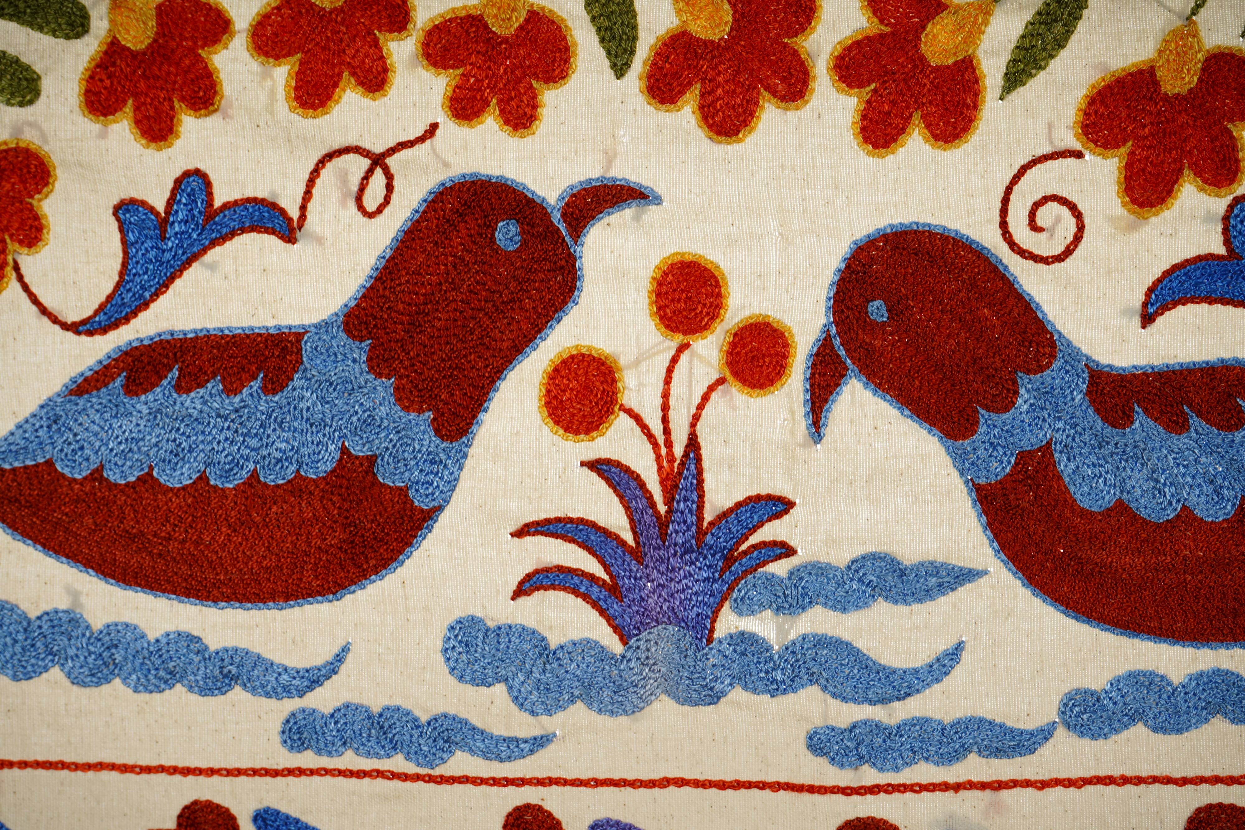 Hand-knotted rug, vintage Turkish rug 50x98 cm