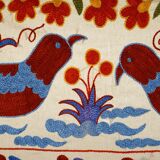 Hand-knotted rug, vintage Turkish rug 50x98 cm