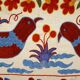Hand-knotted rug, vintage Turkish rug 50x98 cm