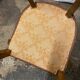 Fauteuil Bridge velours beige rosé
