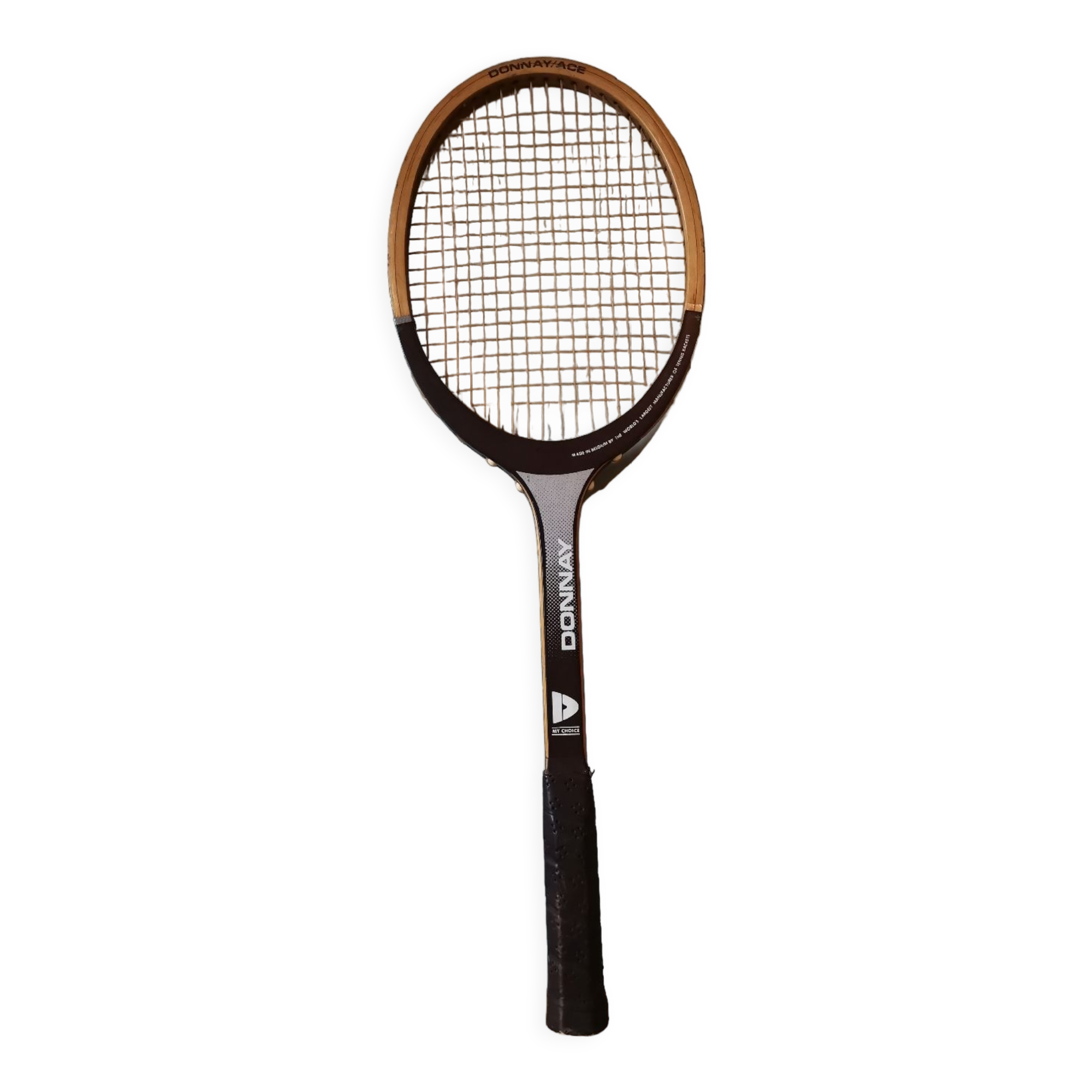 Tennis racket wood vintage donnay bjou borg made in belgium