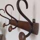 Vintage wooden coat rack