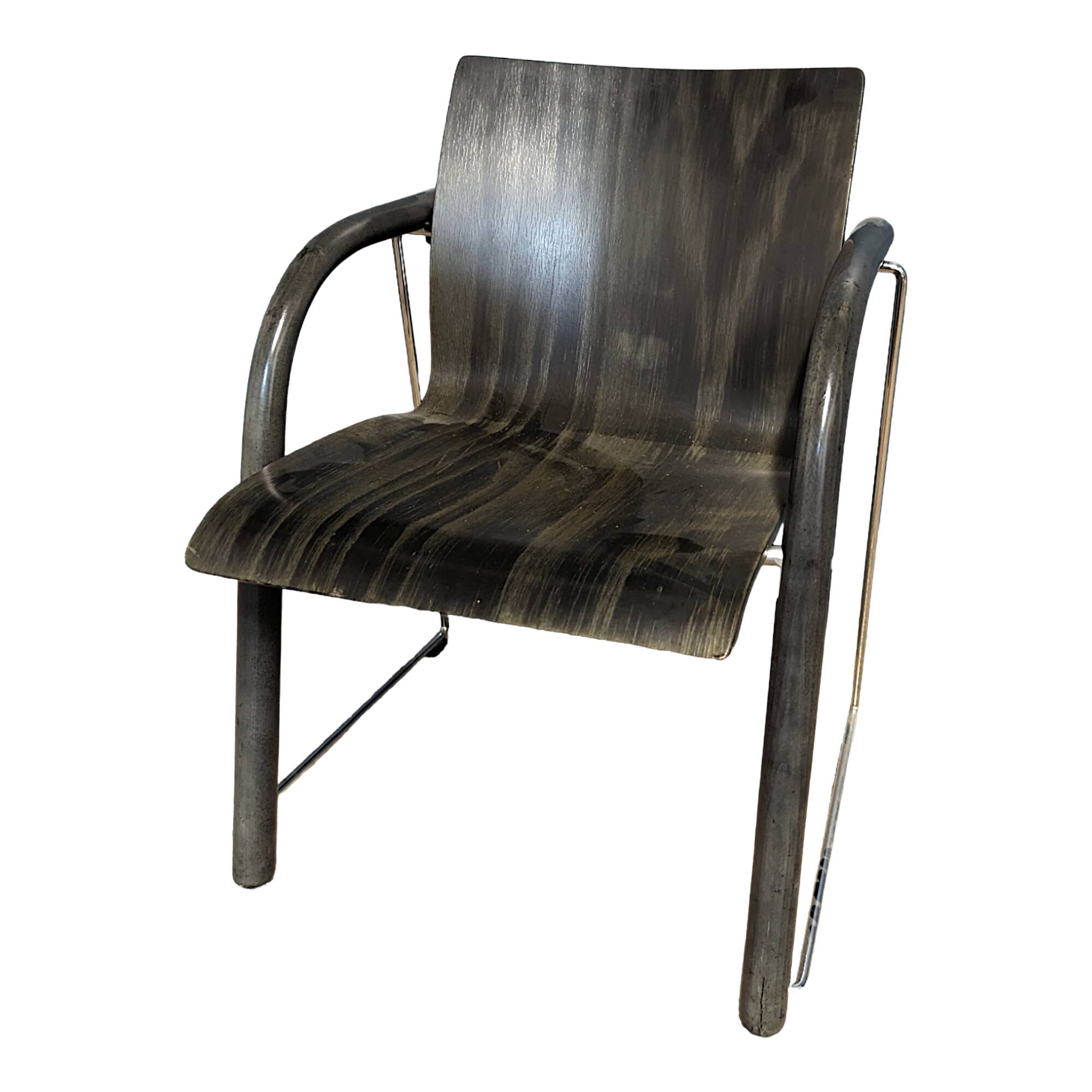 Thonet S320 green chair