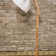 Danish pine floor lamp 1970 vintage