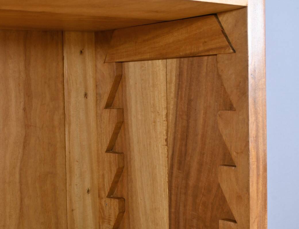 Solid Mahogany Bookcase, India - 20th Century